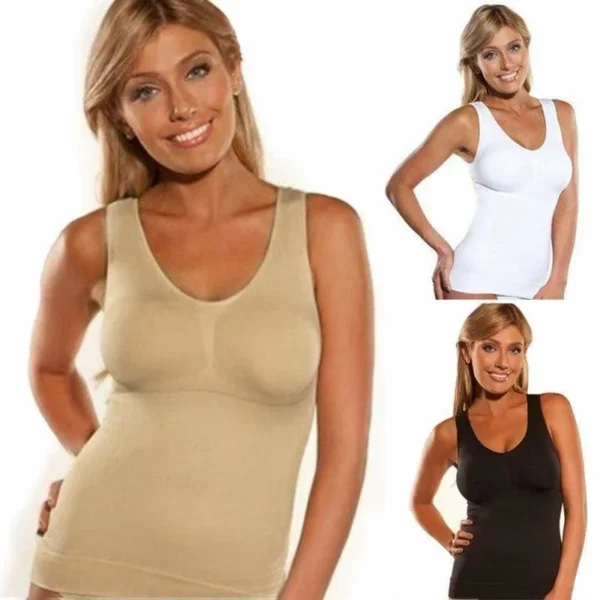 The Best Cami Shaper by Genie Sport long vest Women running Tank Top Underwear Online - Hplify