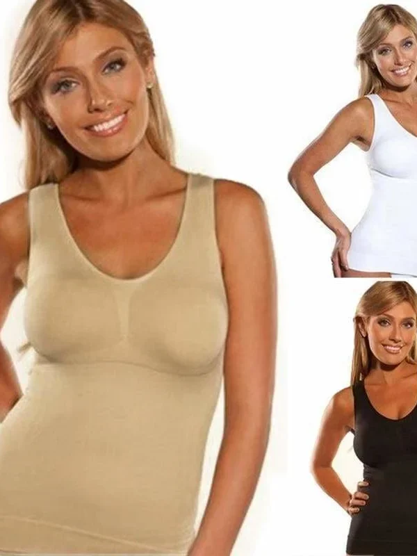 The Best Cami Shaper by Genie Sport long vest Women running Tank Top Underwear Online - Hplify