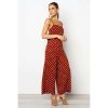 The Best Elegant Sexy Jumpsuits Women Sleeveless Polka Dots Loose Trousers Wide Leg Pants Rompers Online - Hplify