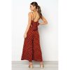 The Best Elegant Sexy Jumpsuits Women Sleeveless Polka Dots Loose Trousers Wide Leg Pants Rompers Online - Hplify