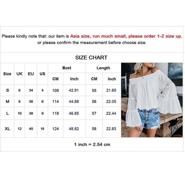 The Best Elegant Women's Off Shoulder Long Sleeve Tops Ladies Sexy Pullover Loose Fashion T-shirt Online - Hplify