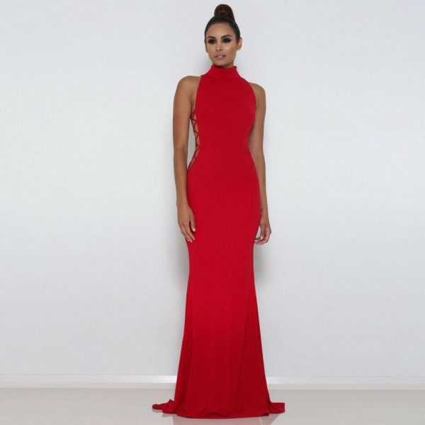 The Best Elegant Women's Sexy Convertible Multi Way Wrap Bodycon Bridesmaid Formal Long Dress Online - Hplify