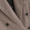 The Best Fashion Autumn Women Plaid Blazers Work Office Lady Blazer Coat Online - Hplify