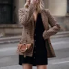 The Best Fashion Autumn Women Plaid Blazers Work Office Lady Blazer Coat Online - Hplify