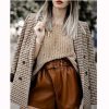 The Best Fashion Autumn Women Plaid Blazers Work Office Lady Blazer Coat Online - Hplify