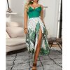 The Best Fashion Boho Women Summer Maxi Long Dress Ladies Floral Spaghetti Strap V-neck Beach Holiday Party Sundress Online - Hplify