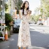 The Best Fashion Korea Style Women Girl Boho Floral Long Dress Maxi Dress Online - Hplify