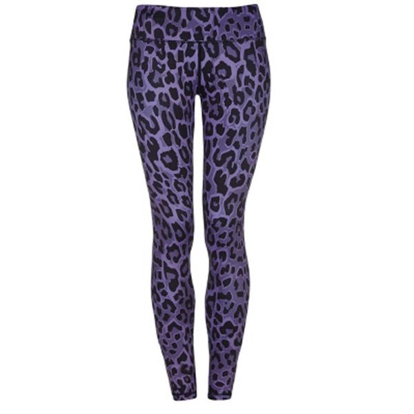 The Best Fashion Push Up Leggings Women Workout High Waist Slim Polyester High Waist Jeggings Women Leopard Print Leggings Online - Hplify
