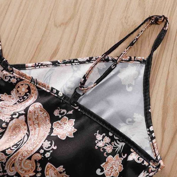 The Best Fashion Sexy Women Boho Floral Imitation Silk Mini Slip Dress Party Casual Beach Dresses Summer Sundress Online - Hplify