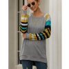 The Best Fashion Trend Women Autumn Long Sleeve Loose Ladies Striped T-Shirt Tops Casual Comfortable Daily Tops Online - Hplify