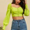 The Best Fashion Women Casual Tank Crop Tops Vest Blouse Ladies Casual Off Shoulder Long Sleeve Tee Shirt Tops Streetwear Online - Hplify