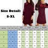 The Best Fashion Women Elegant Evening Party Club Loose Dress Women Ladies Casual Mesh Puff Long Sleeve Dress vestidos Online - Hplify