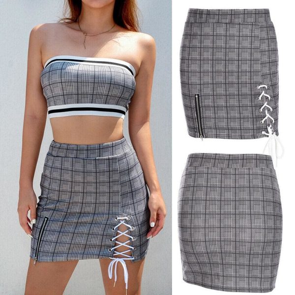 The Best Fashion Women High Waist Denim Skirt Sexy Ladies Bodycon Summer Slim Fit Casual Beach Pencil Mini Skirt Online - Hplify