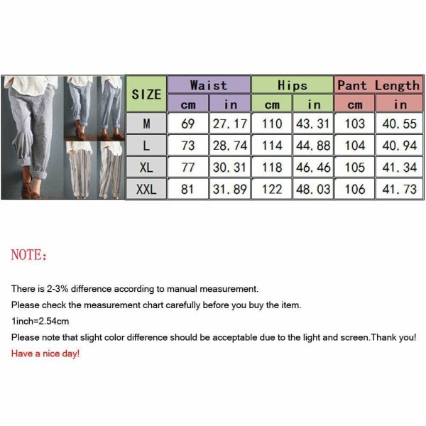 The Best Fashion Women High Waist Elastic Long Pants Baggy Casual Loose Harem Maxi Trousers Summer Outdoor Wide Leg Pants New Online - Hplify