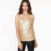 The Best Fashion Women Ladies Sexy V neck Shining Sequin Crop Top Vest Tank Top 2019 New T-Shirt Summer Clothes Streetwear Online - Hplify
