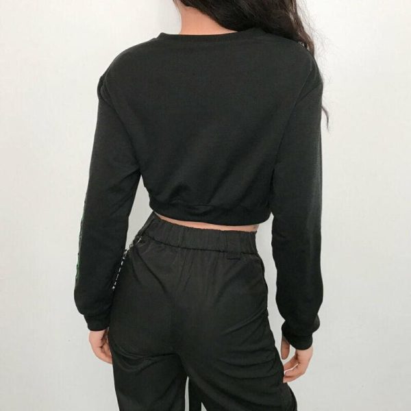 The Best Fashion Women Lady Hoodies Sweatshirt Crop Top Long Sleeve Jumper Hooded Hip Hop Pullover Casual Tops Blouse Online - Hplify
