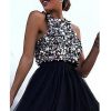 The Best Fashion Women Lady Sequin Formal Evening Party Ball Prom Gown Cocktail Wedding Bridesmaid Maxi Dress Online - Hplify