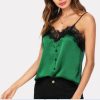 The Best Fashion Women Sexy Lace Trim Off Shoulder Vest Blouse Ladies Casual Summer Beach Sleeveless Slip Tops Shirt Online - Hplify