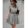 The Best Fashion Women Short Sleeve Stripe T Shirt Dress Elegant High Waist Loose Summer Dress Ladies Office Lady OL Dersses Streetwear Online - Hplify