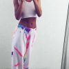 The Best Fashion Women Stretch Trousers Reflective Joggers Sweatpants Casual Baggy Elastic Waist Leggings Gym Harem Long Pants Online - Hplify
