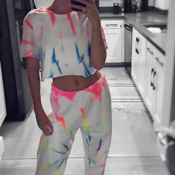 The Best Fashion Women Stretch Trousers Reflective Joggers Sweatpants Casual Baggy Elastic Waist Leggings Gym Harem Long Pants Online - Hplify