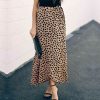 The Best Fashion Women Summer Beachwear Floral Print Casual High Waist Wrap Long Loose Asymmetric Skirt Online - Hplify
