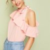 The Best Fashion Women Summer Short Sleeve Vest Top Shirt Office OL Ladies Loose Casual Blouse Tops Shirt Women Clothes Online - Hplify