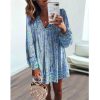 The Best Fashion Women Vintage Boho Loose Dress Bohemian Ladies Summer Long Sleeve Baggy Sundress Beach Holiday Wear Online - Hplify