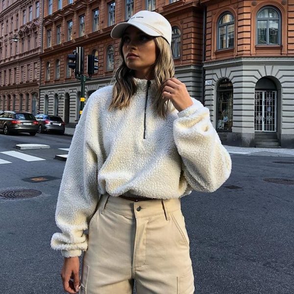The Best Fashion Women Winter Warm Fleece Hoodies Sweatshirt Ladies Casual Turtleneck Pullover Hoodies Jumper Tops Blouse Female Hoodies Online - Hplify