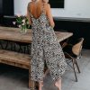 The Best Fashion Women's Leopard Jumpsuit Casual Romper Sleeveless Long Pants Loose Playsuit Clubwear Trousers Outfits Streetwear Online - Hplify