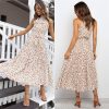 Boho Women Long A-Line Off Shoulder Elegant Sash Maxi Dress Women - Hplify