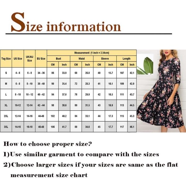 The Best Floral Print Sundress Lady Half Sleeve Fit and Flare Party Dress Sundress Plus Size Online - Hplify