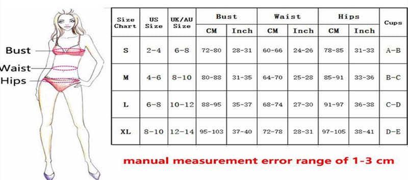 Womens Bikini One-Piece Set Push Up Monokini Swimwear Bandage Swimming Costume