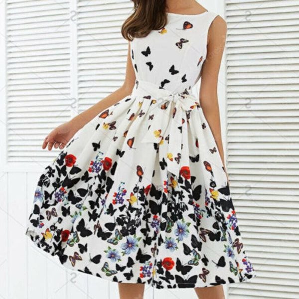 The Best Hot Fashion Women Floral Long Maxi Dress Evening Party Ladies Casual Beach Holiday Dresses Summer Sundress Online - Hplify