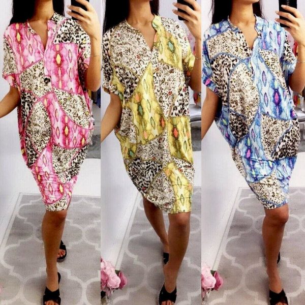 The Best Hot Women Boho Batwing Sleeve Maxi Dress Fashion Floral Summer Beach Ladies Casual Loose Long Sundress New Online - Hplify
