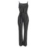 The Best Hot Women Ladies Clubwear V-Neck Striped Playsuit Sexy Bodycon Party Jumpsuit Romper Summer Beach Casual Long Trousers Online - Source Silk