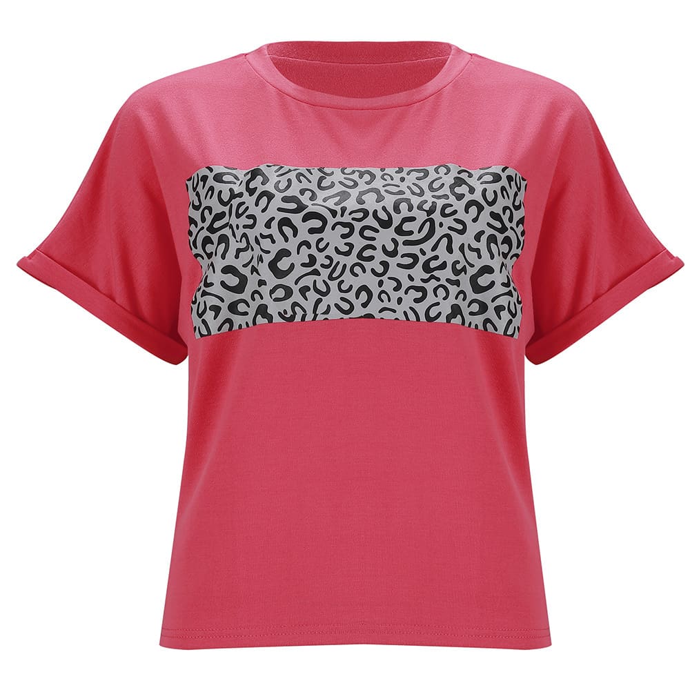 New Women Summer Loose Round Neck Tops Holiday Ladies Short Sleeve Casual Tops T-Shirt Outwear Women Clothes