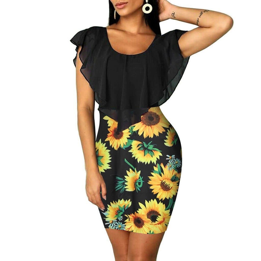 Womens summer dress fashion Sleeveless O-Neck women Vintage dresses