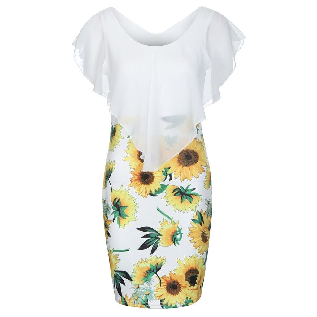 Womens summer dress fashion Sleeveless O-Neck women Vintage dresses
