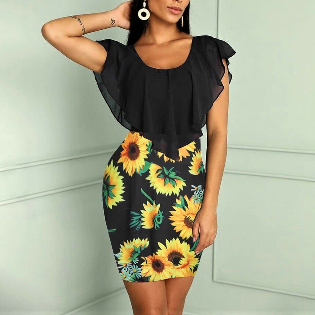 Womens summer dress fashion Sleeveless O-Neck women Vintage dresses