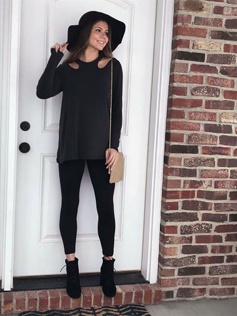 Women Long Sleeve Shirt Tops Ladies Crew Neck Solid Casual Hollow Out Blouse