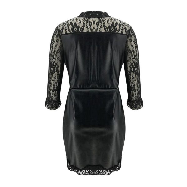 The Best Lace Long Sleeve Bodycon Mini Dress OL Ladies Casual Office Workout Dresses Online - Hplify