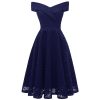 The Best Lente Zomer Vrouwen Hollow Out Party Jurken Vrouwelijke Vintage Jurk Online - Source Silk