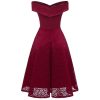 The Best Lente Zomer Vrouwen Hollow Out Party Jurken Vrouwelijke Vintage Jurk Online - Source Silk
