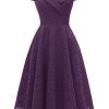 The Best Lente Zomer Vrouwen Hollow Out Party Jurken Vrouwelijke Vintage Jurk Online - Source Silk