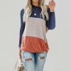 The Best Long Sleeve Autumn Pullover Blouse Loose Baggy Jumper Shirt Top Online - Hplify