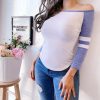 The Best Long Sleeve Slim Fit T Shirt Tops Bodycon Crew Neck Tee Shirt Streetwear Online - Hplify