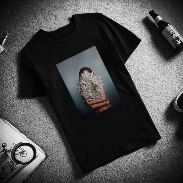 The Best New Cotton Harajuku Aesthetics Print T-shirt  Short Sleeve Tops & Tees Online - Hplify