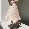 The Best New Fashion New Women Ladies Elastic High Waist Mesh Tulle Tutu Skirt Feather Princess Party Bouffant Skirts Online - Source Silk