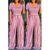 The Best New Fashion Women Summer Romper Wide Leg Harem Pant Trousers Dungarees Loose Ladies Casual Holiday Jumpsuit Online - Source Silk